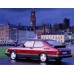 Saab 900 Turbo red oil painting